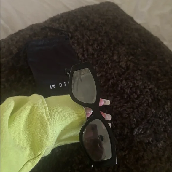 Diff Eyewear - Kai Black Grey Mirror Sunglasses DIFF 55mm Kai Slim Sunglasses | Nordstromrack main image 4